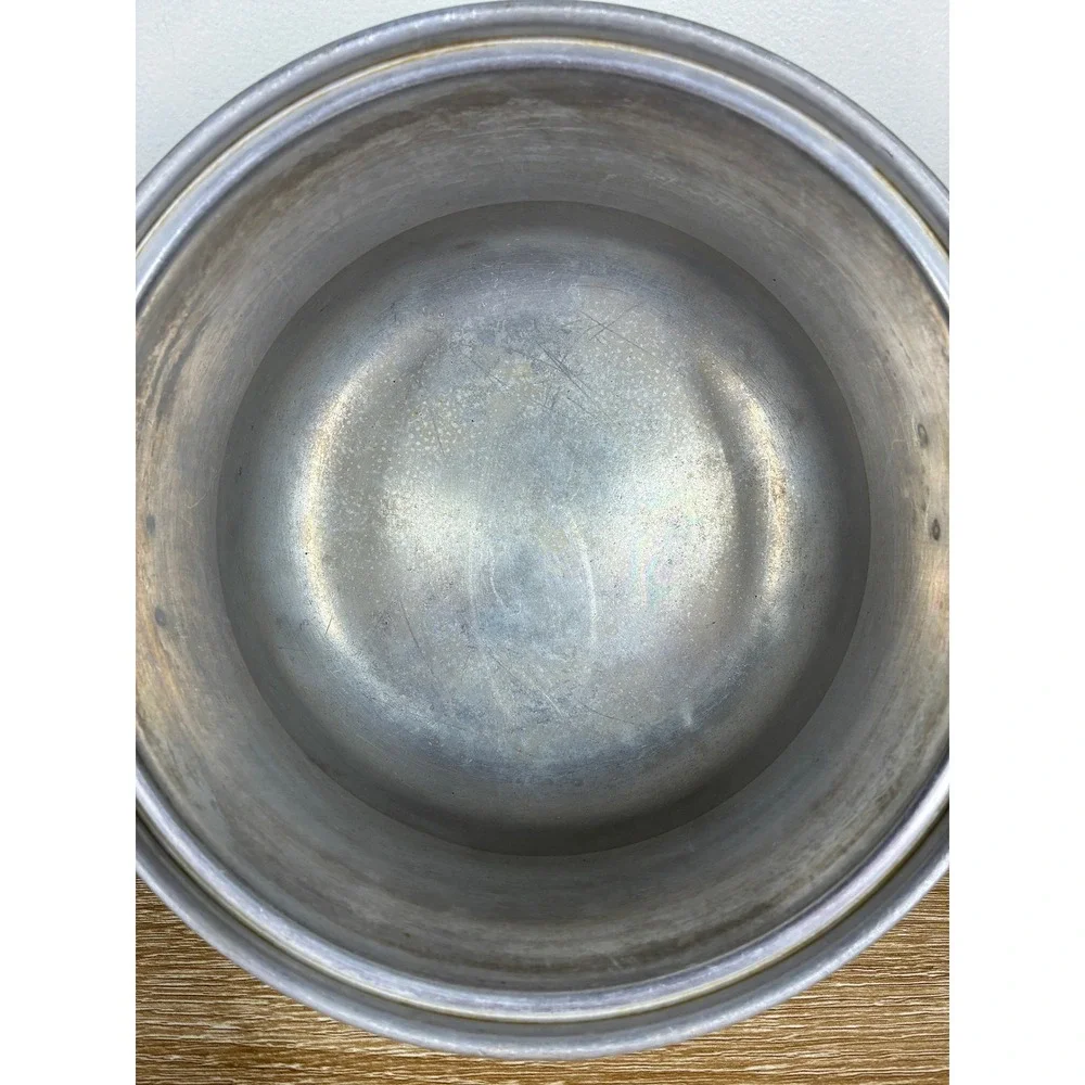Vintage Wear-Ever Aluminum Pot No 2164 Made in USA 3 Quart Stockpot Silver